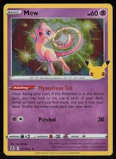 Mew 011/025 Holo Rare: Celebrations Pokemon TCG Near Mint