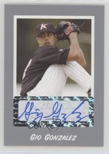 2004 Just Minors Just Rookies Silver Auto 31/100 Gio Gonzalez #29 Auto 0af
