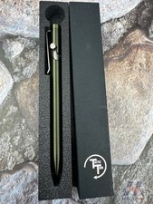 Tactile Turn Bolt Action Pen Standard OD Green Aluminum Black Ink Pilot G2 0.7mm