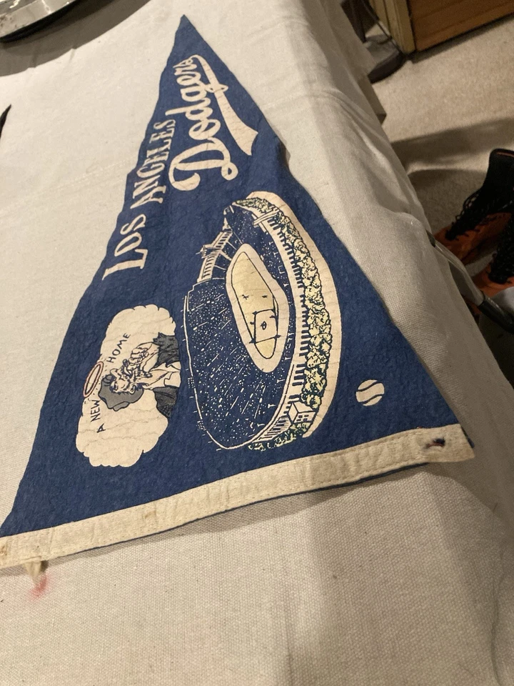 Raro banderín de los Dodgers de Los Ángeles Foto 3 de 3