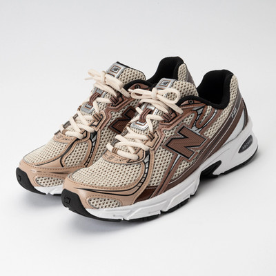 New Balance 740 Rich Oak Bisque Pecan Mens Cream Sports Sneaker U740BB2