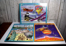 Lot of 3 Picture Puzzles Patch VTG 1999 Landmarks 25 pieces Cardboard ages 3-7