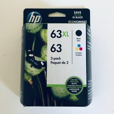 2027 Genuine HP 63XL Black  63 Color Ink Cartridge Combo Pack L0R48AN OEM