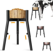 Raised Dog Bowl Stand for Medium/Large/Xl Breeds, Metal Tall Food Stand, Adjusta