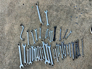 Craftsman Mixed Combination Wrench Set Heavy Duty Offset Steel SAE/Metric