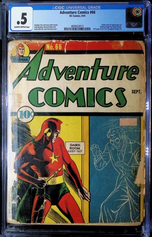 Adventure Comics #66 (1938) CGC 0.5 *Origin & 1st app of Shining Knight!*