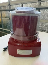 Cuisinart CIM-20 Frozen Yogurt, Ice Cream & Sorbet Maker – 1.5 Quart – Red