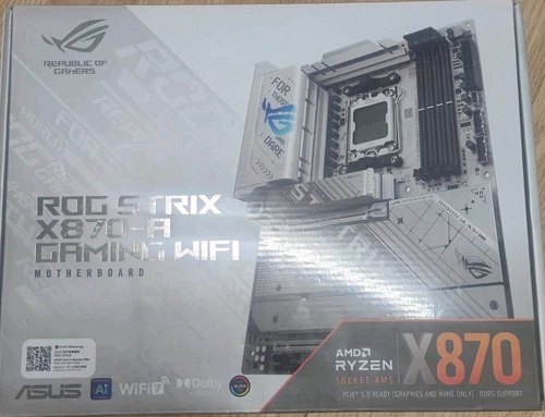 ASUS ROG Strix X870-A Gaming WiFi ATX Motherboard Compatible with AMD AM5 CPUs