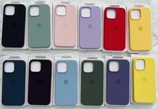 For iPhone15/15 Pro/15 Plus/15 Pro Max Original Silicone Case with MagSafe NEW