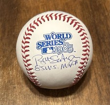 Bret Saberhagen On A 1985 WS Ball “85 WS MVP” Auto MLB Baseball! BAS # 1W989758