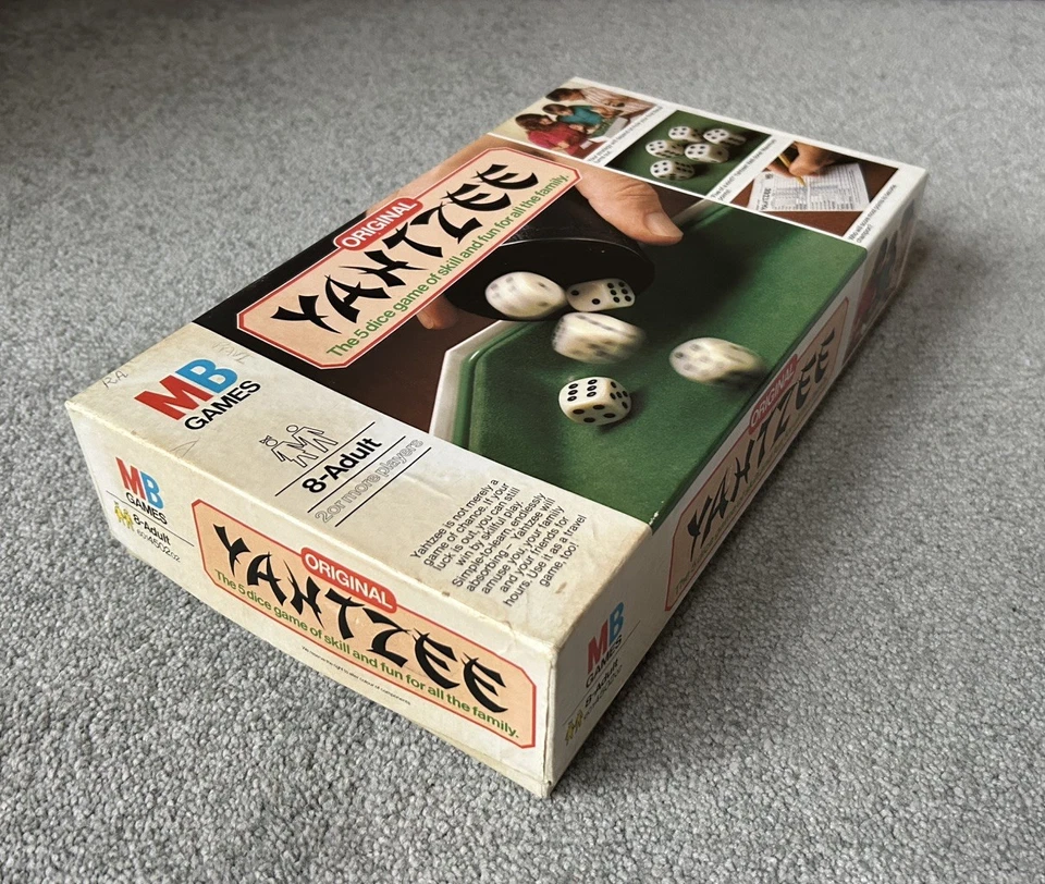 Vintage 1982 Original Yahtzee Dice Game. By MB GAMES. - Image 2 of 4