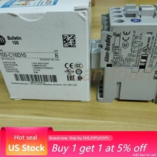 Allen-Bradley 100-C16D10 16 AMP 120VAC COIL IEC Contactor New Sealed 100C16D10