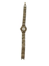 Pierre Nicol Wrist Watch Vintage 90s Quartz Gold Tone Bracelet