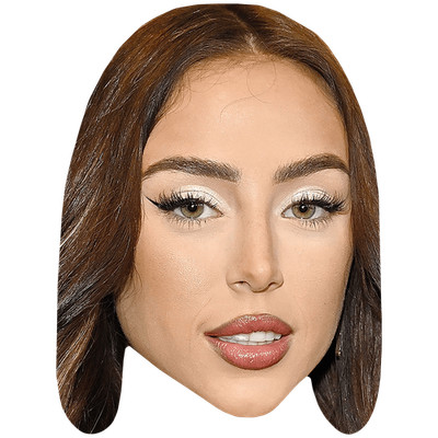 Nicole Denise Cucco (Make Up) Celebrity Mask, Flat Card Face, Fancy Dress Mask