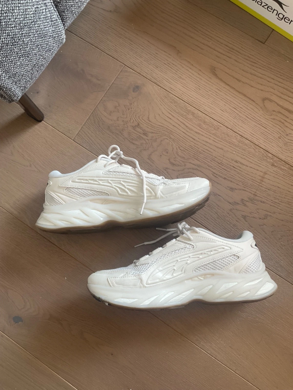 Puma Exotek Nitro Base UK10 US11 osso chiaro