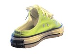 Women  Slip On Sneakers Comfortable Casual Green Canvas Embroidery Sz.8 — photo 4