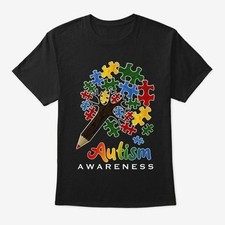 Autism Awareness T-Shirt Made in the USA Size S to 5XL