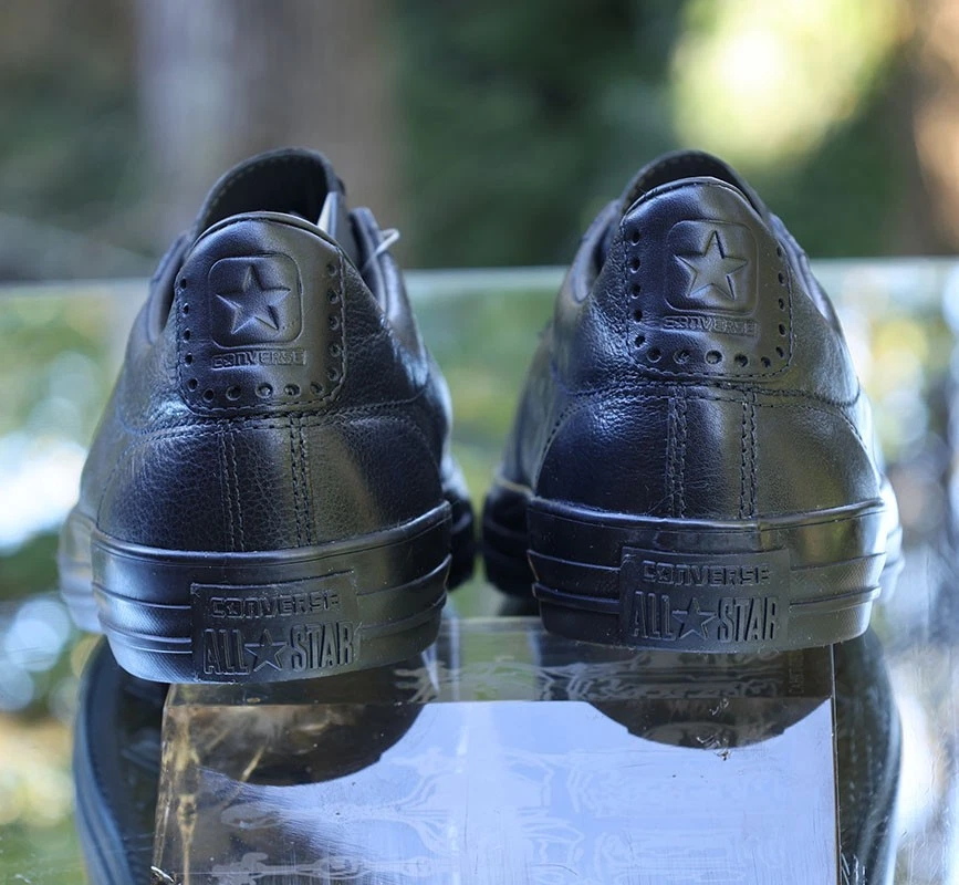 Converse x John Varvatos Black Leather Slip On Men display picture 2