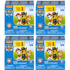4 Packages Paw Patrol Series 1 Mini Figures Blind Box Lot of 4 Brand New Sealed