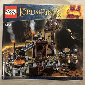 Lego The Orc Forge 9476 Lord of the Rings Hobbit Lotr 100% Complete Set Orthanc