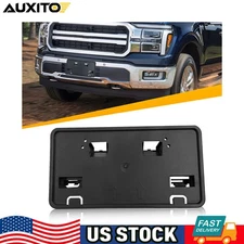 OEM For 24-25 Ford F-150 Front License Plate Bracket Tag Vanity Mount- Snaps In
