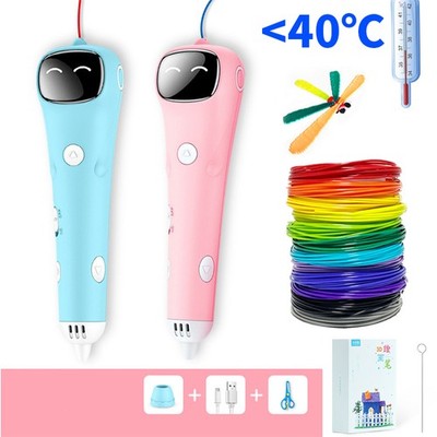 Kinder 3D Druckstift Set Anti Verbrühung 3D Stift PCL Filament Geschenk