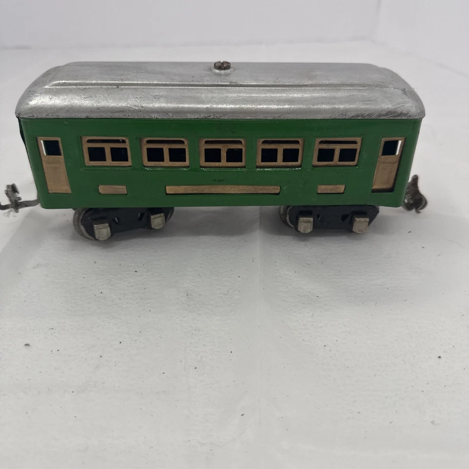 Coche Pullman Lionel Raro De Colección PREGUERRA #309 Estándar FERROCARRIL VERDE Restaurado Foto 4 de 4