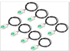 sourcing map T8Light Holder with Wire for LED Fluorescent Tube 8 Pcs