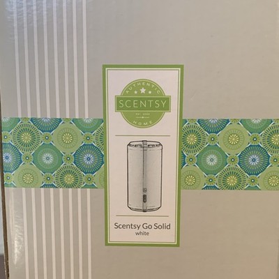 Scentsy Go Solid Electric Diffuser & Atomizer White Container Aromatherapy