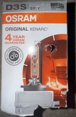 Genuine OEM Osram D3S 35w Original Xenarc 66340 Headlight Bulb NEW In DamagedBox