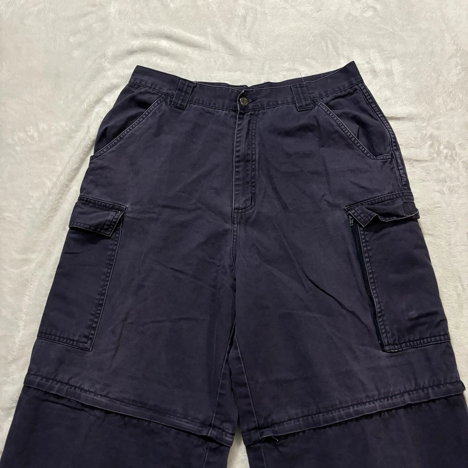 Pantalones Bullhead Vintage Sueltos Rave Carga Convertible Cremallera Macgear Patín 34x30 Foto 2 de 4