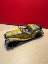 VINTAGE 1950'S HUBLEY KIDDIE #432 USA MG TD RED CONVERTIBLE METAL CAR