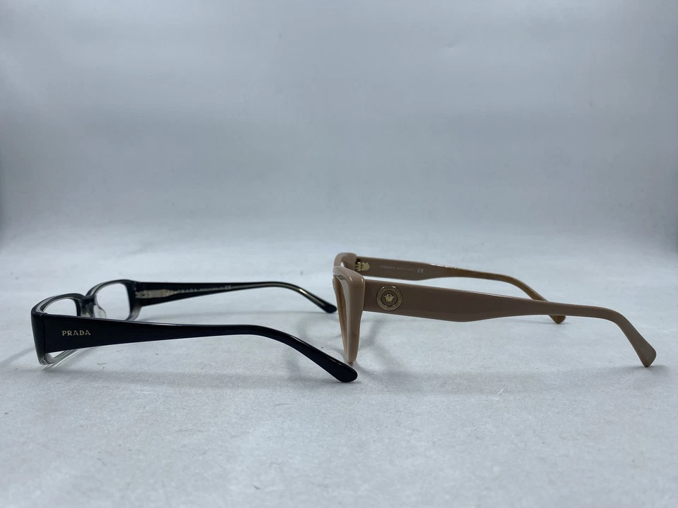 Paquete de gafas Prada X Versace multicolor rectangulares para ojos de gato Foto 4 de 4