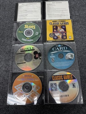 Hoyle Game Lot OF 8 PC CD ROM Card Games Board Games - FREE SHIPPING!