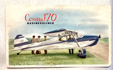 DES MOINES, IOWA AIRPORT 1950’S- CESSNA 170 BUSINESSLINER, AMERICAN AVIATION CO DES MOINES, IOWA AIRPORT 1950’S- CESSNA 170 BUSINESSLINER, AMERICAN AVIATION CO