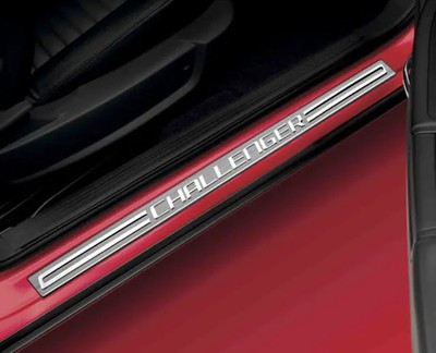 82213744AB DODGE CHALLENGER DOOR SILL GUARD STAINLESS STEEL 2014-2022 MOPAR