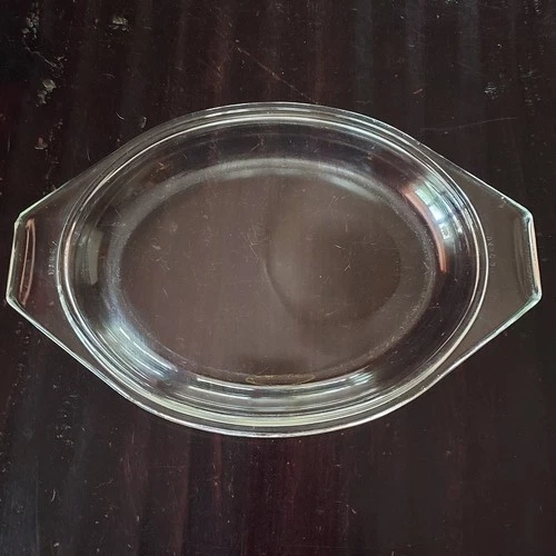 Pyrex Lid 943 C 35 Vintage Clear Lid For 1.5 Quart Oval Casserole Dish