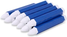 White Tire Marking Crayons – 10-Pack Industrial Wax Crayon Sticks (3.94 x 0.57