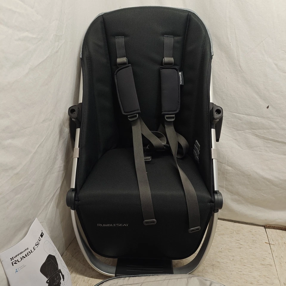Uppababy RumbleSeat V2+ For Vista V2 V3 Stroller Blue Melange/Silver Frame - Image 2 of 4