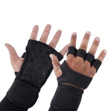 Men Women Universal Gym Grip Pads Non-Slip Weight Lifting Gloves Hand Protectors
