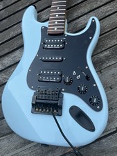 1983-86 Schecter USA Sonic Blue Lightweight!! Strat Body Dallas 1980s HSH Kahler