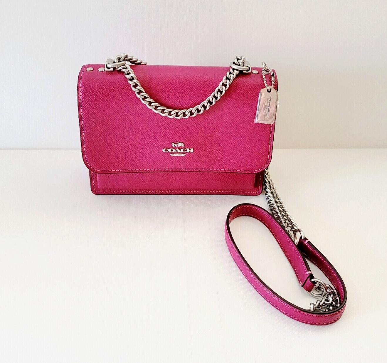 Coach Klare Mini Crossbody Leather Purse Bright Violet C9949 BRAND NEW🎀NIP❤️NWT image 4