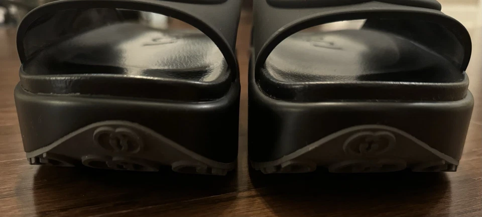 Enclavamiento GG/Plataforma Diapositivas/Negro/Mujer/Talla 39/Comprador Comprobar Autenticidad Foto 2 de 4