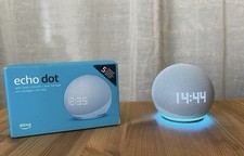 Nouvel Echo Dot (5E Génération) Avec Horloge | Enceinte Connectée