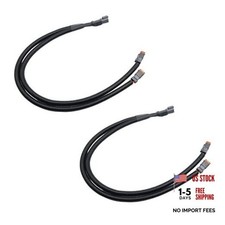 2Pcs 23.6in/60cm Deutsch DT DTP DT06-2S 2 pin Male to Female 2 Way Splitter