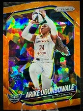 2025 Panini WNBA Prizm - Arike Ogunbowale #73 - Orange Cracked Ice Prizm