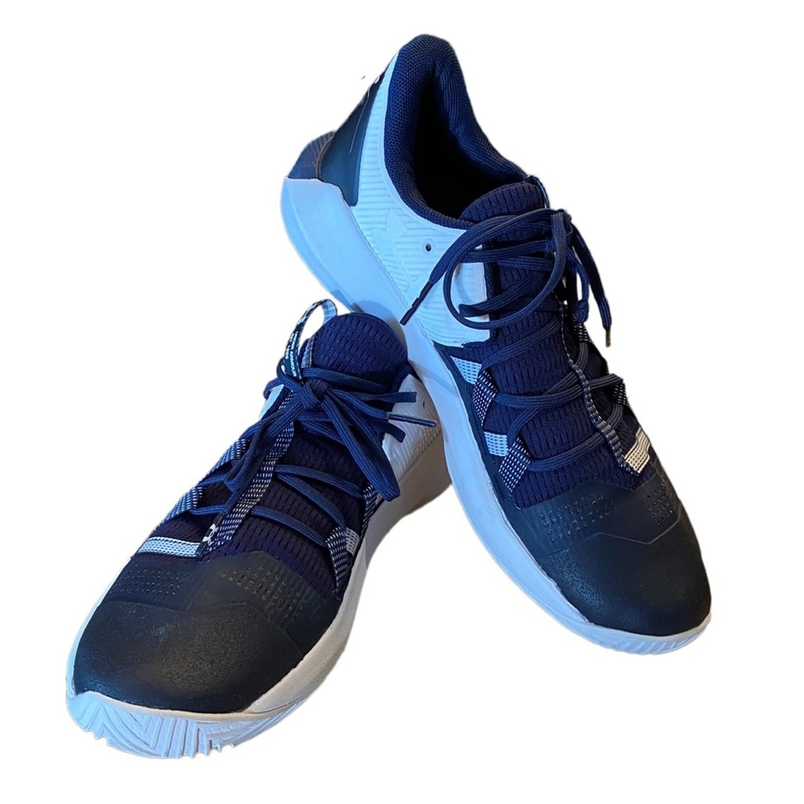 Under Armour Shoes Block City 2.0 Womens 9.5  Navy/ White Sneakers