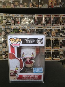 Funko Pop! IT Derryl Pennywise #1748 Funko Exclusive W/ PROTECTOR 