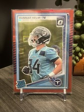 2025 Donruss Optic Preview - GUNNAR HELM RC - Red Pandora SP - Rated Rookie