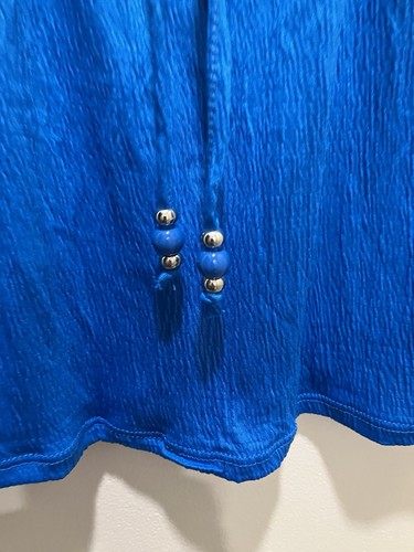 Convertible Halter Top Women's Size XXL (20) Blue By No Boundaries New - Picture 2 of 8